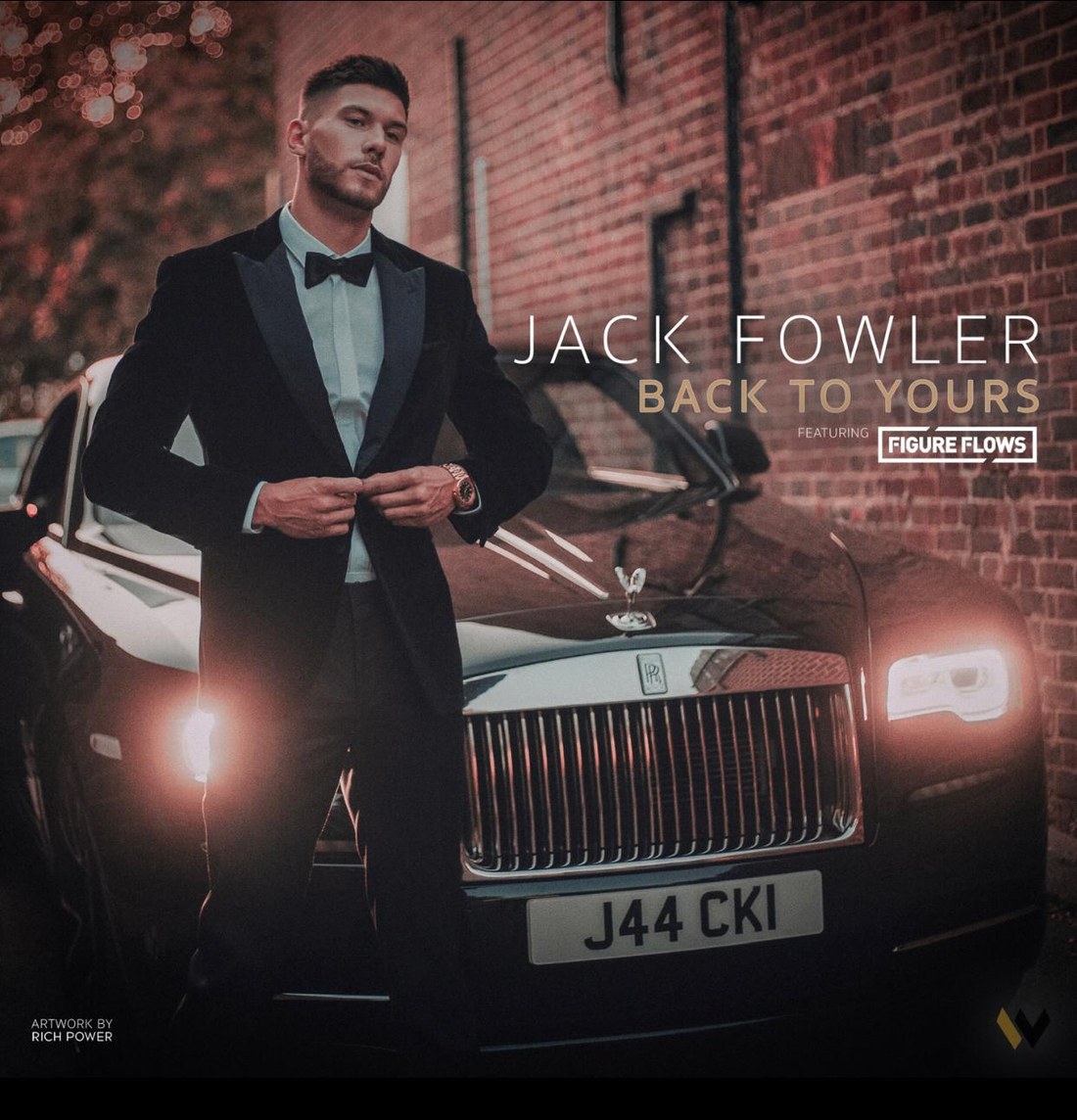 Jack Fowler Back to Yours single rollout artwork by Rich Power